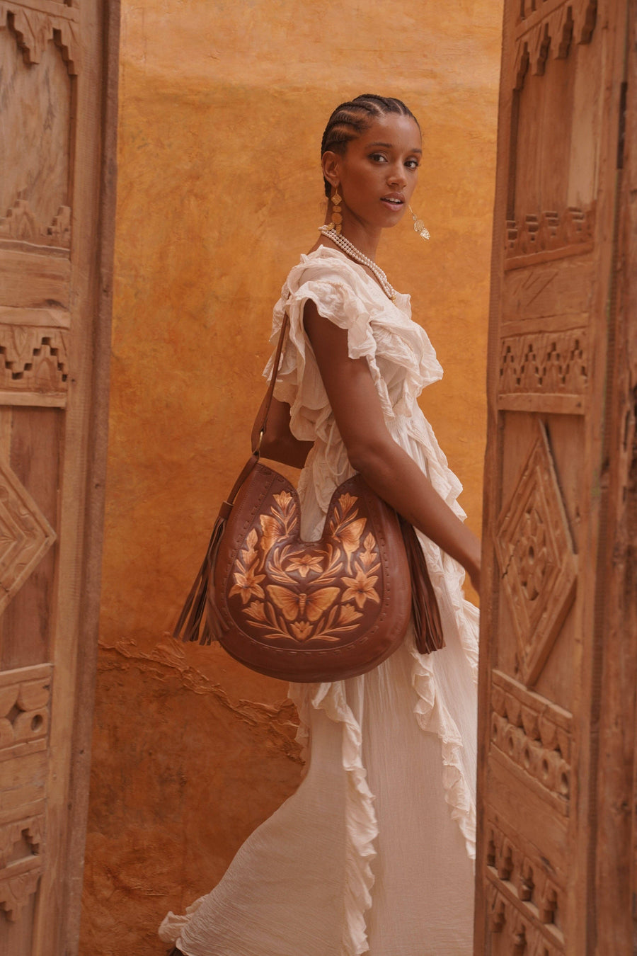 Luna Cleopatra Bag Tobacco/Gold - Twitchers Emporium Store