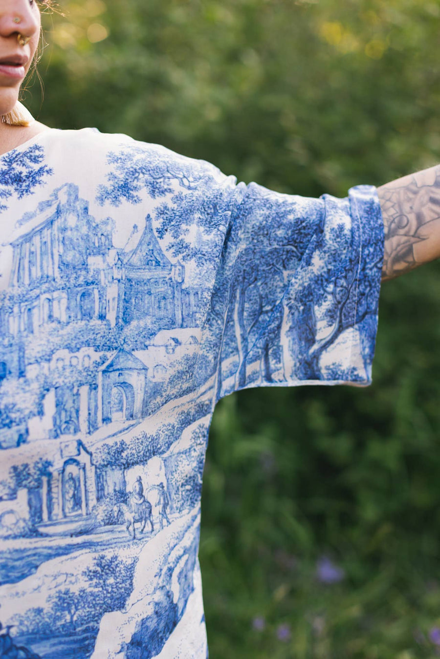 Let The Light In Luxe Tee w/ Delft