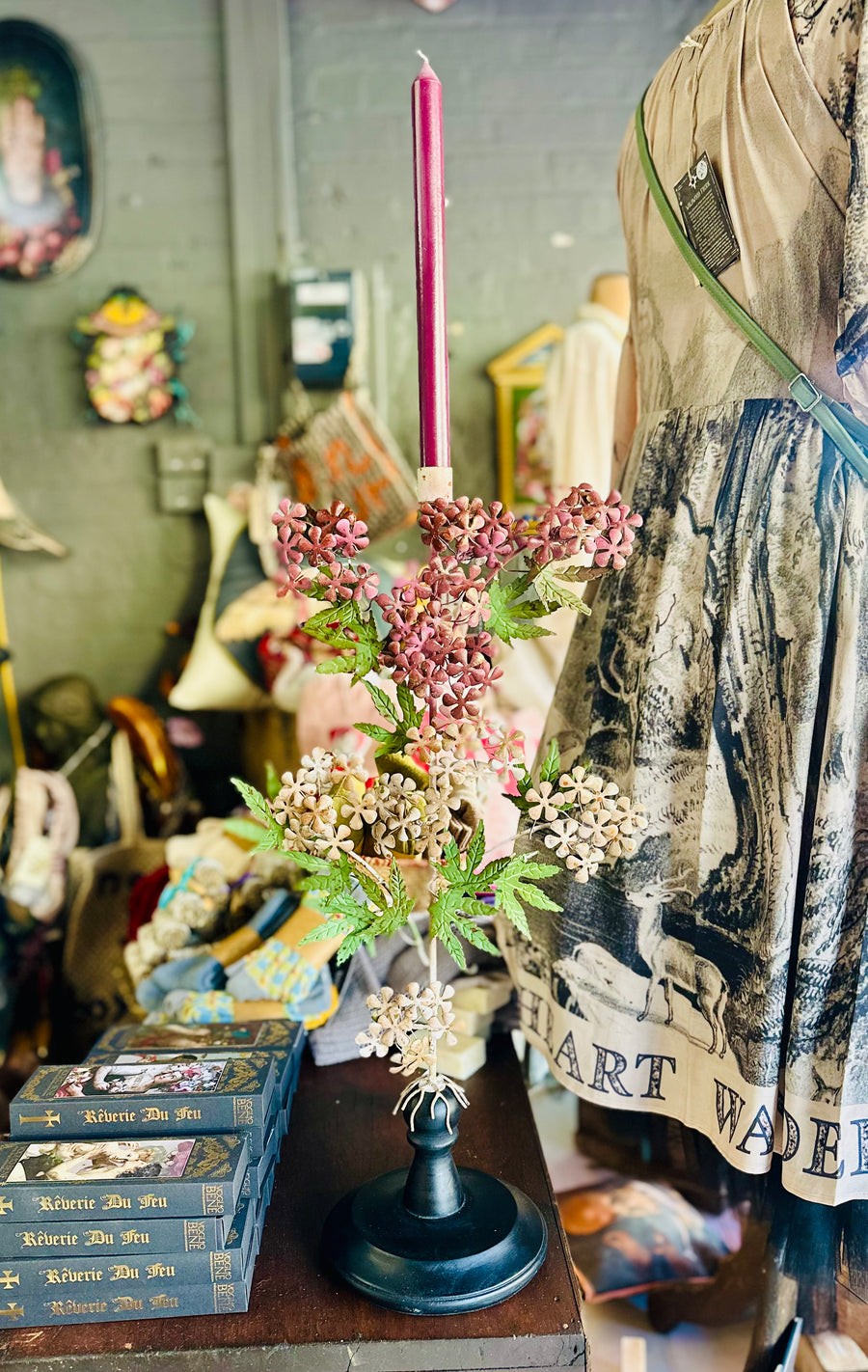 Hydrangea Candle Holder - Twitchers Emporium Store