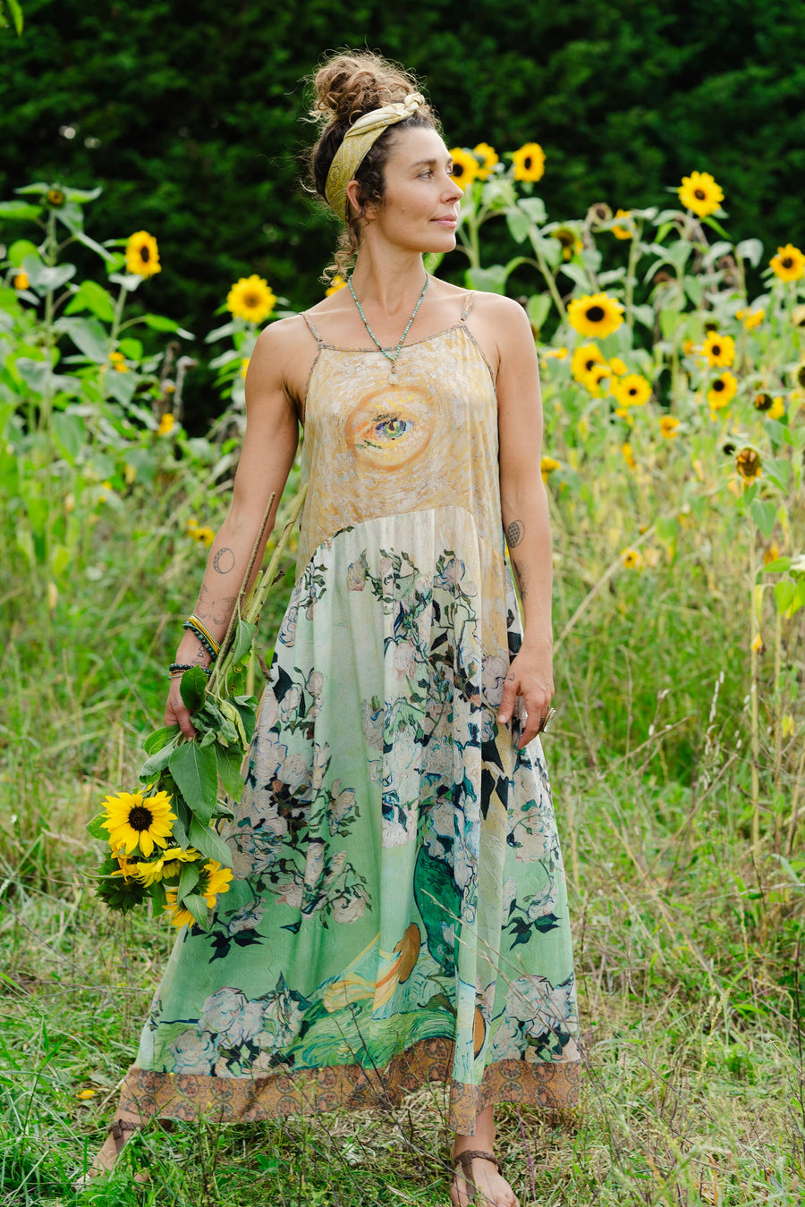 My Dream Van Gogh Long Dress