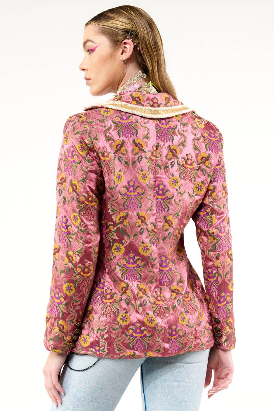 Renaissance Silk Jacquard Blazer