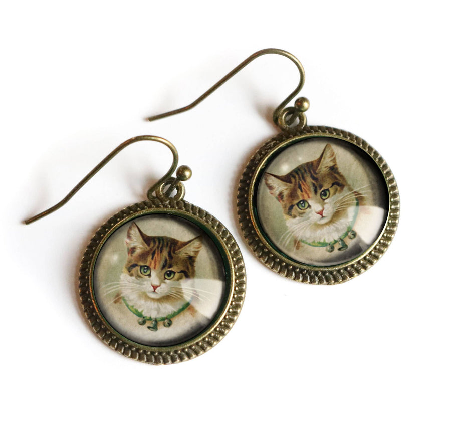 Calico Cat Earrings
