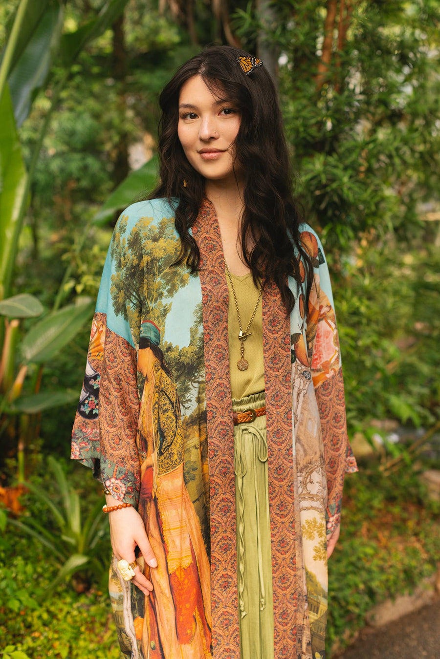 Secret Garden Long Kimono