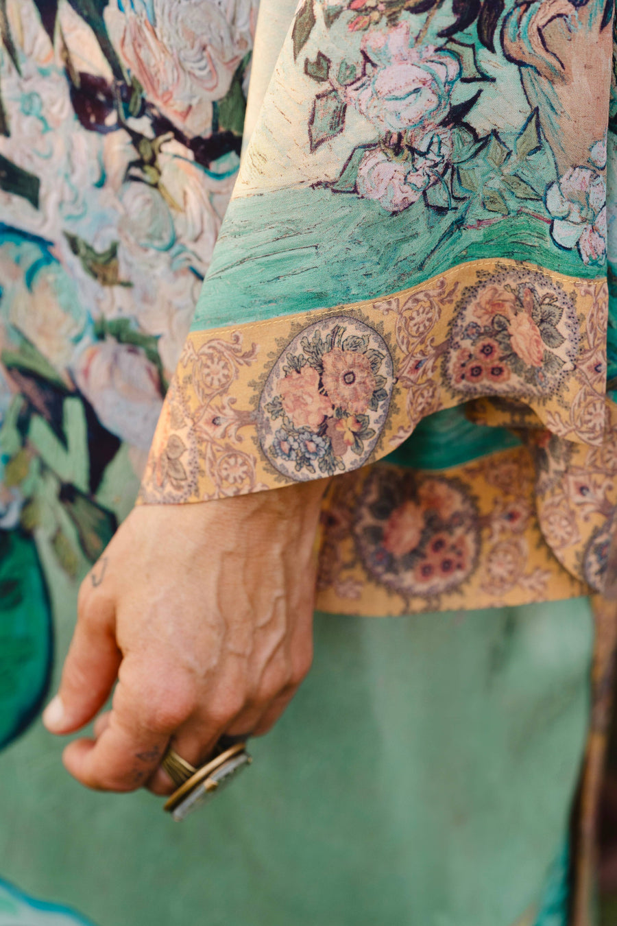 My Dream Van Gogh Long Kimono