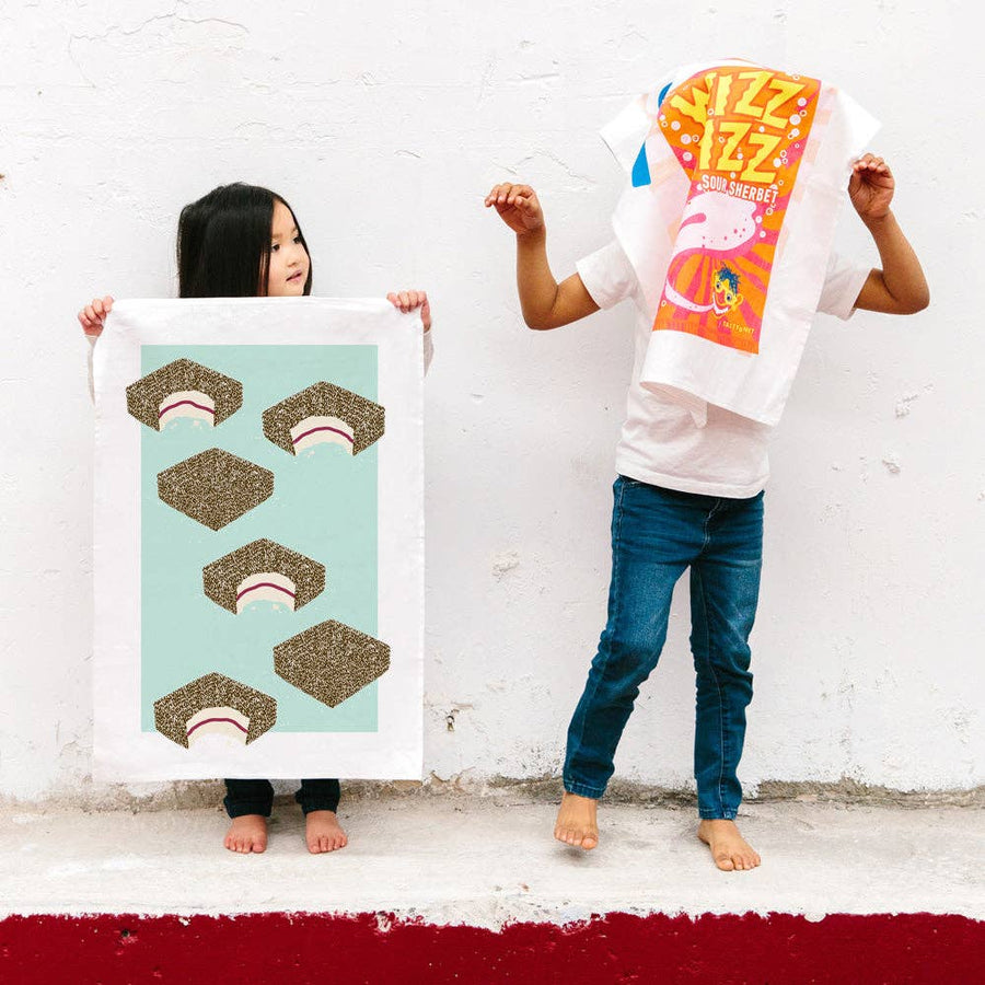 TEA TOWEL - LAMINGTON - Twitchers Emporium Store