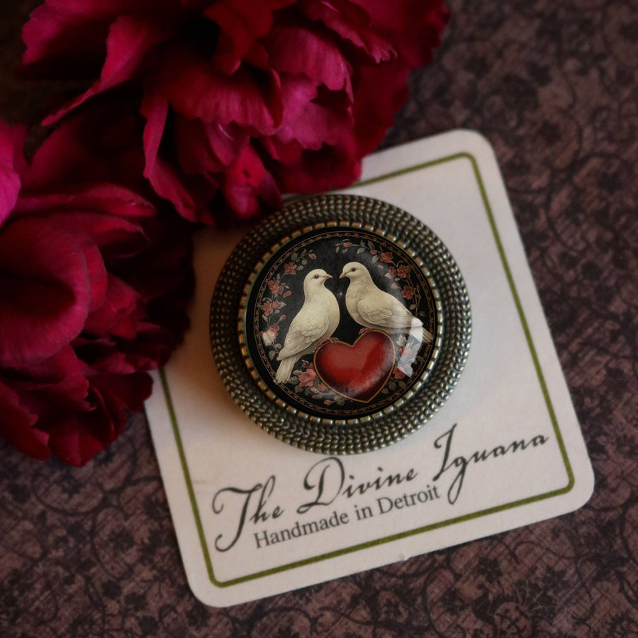 Love Birds Brooch
