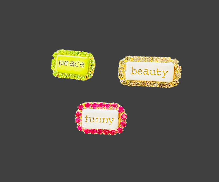 “WORD” Single Rhinestone - Twitchers Emporium Store