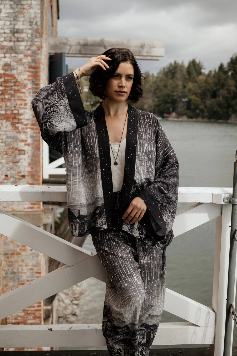 Stargazer Cropped Kimono