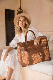 Akaroa Overnight Bag Tobacco - Twitchers Emporium Store