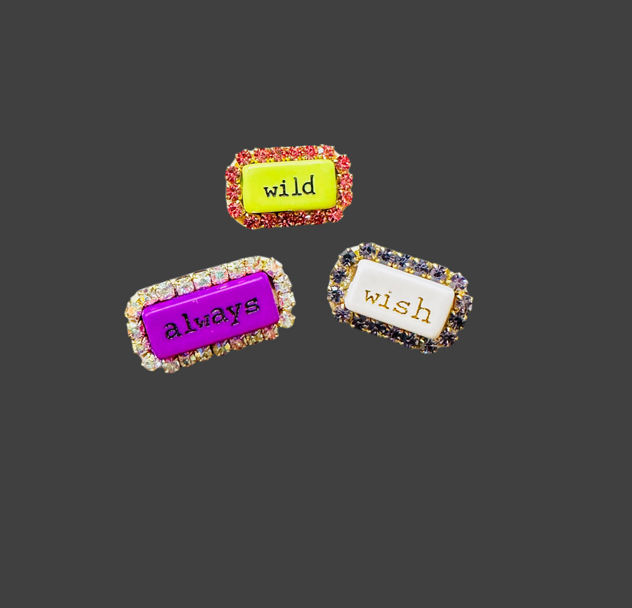 “WORD” Single Rhinestone - Twitchers Emporium Store