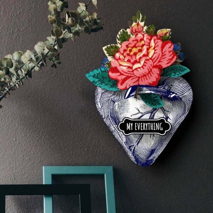 Decorative Heart Exvoto - My Everything