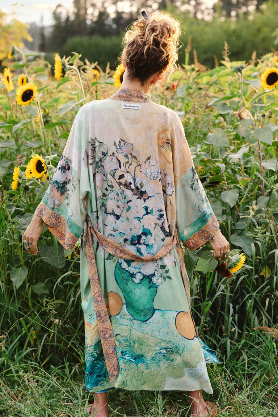 My Dream Van Gogh Long Kimono