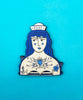Tattooed Sailor Girl Brooch - Twitchers Emporium Store