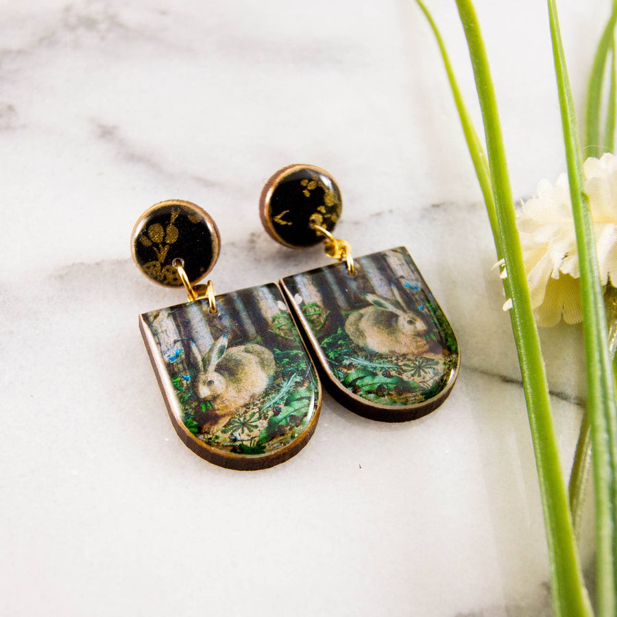 Forest Rabbit Earrings