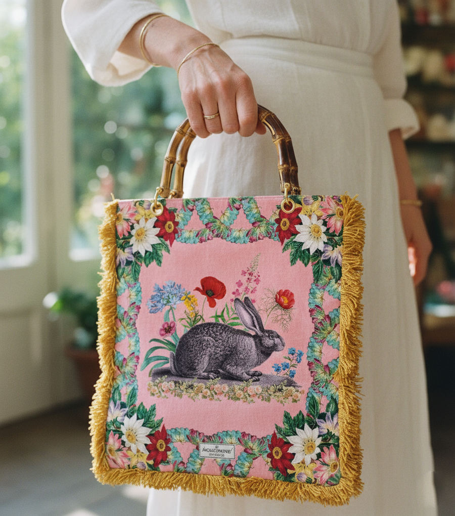 Bamboo Bag Rabbit 39x35 - Twitchers Emporium Store