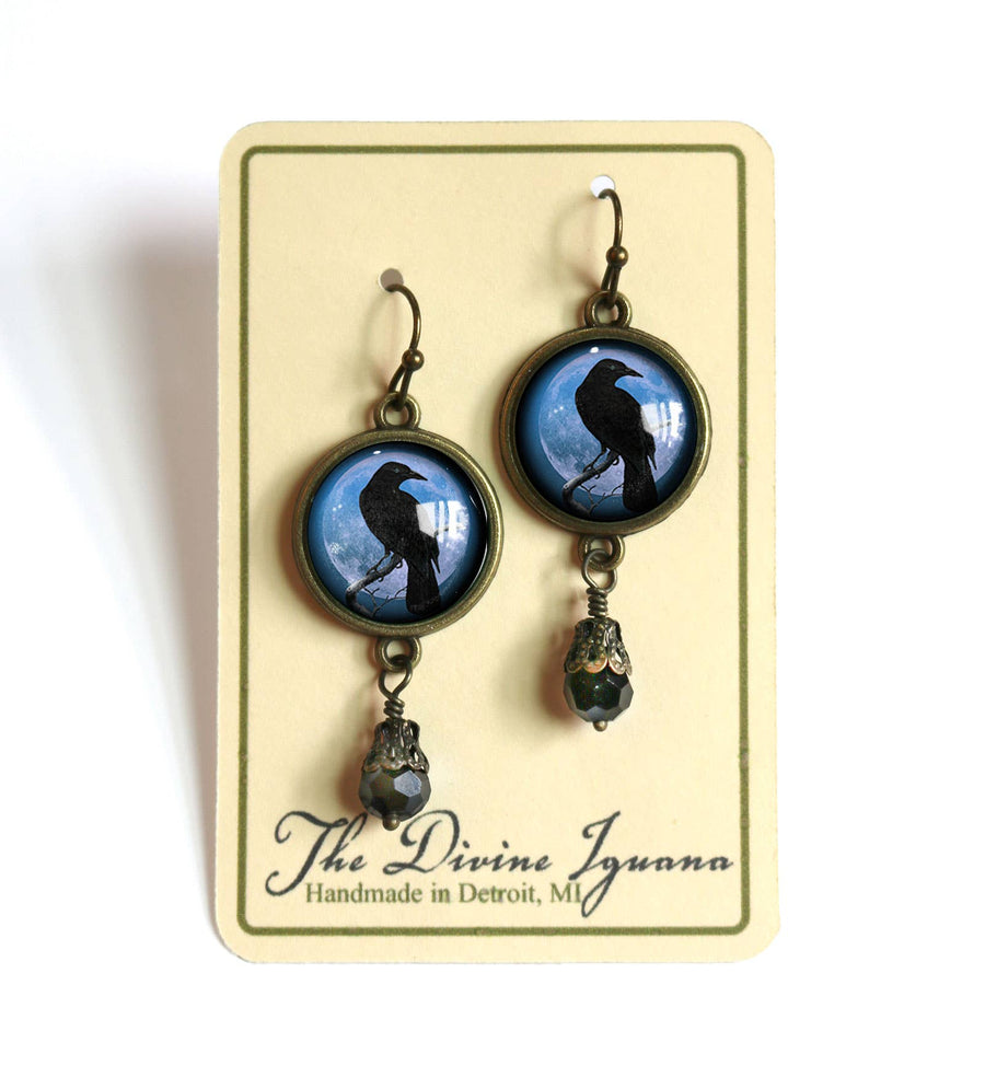 Crow Earrings