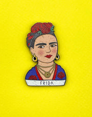 Frida Kahlo Brooch - Twitchers Emporium Store