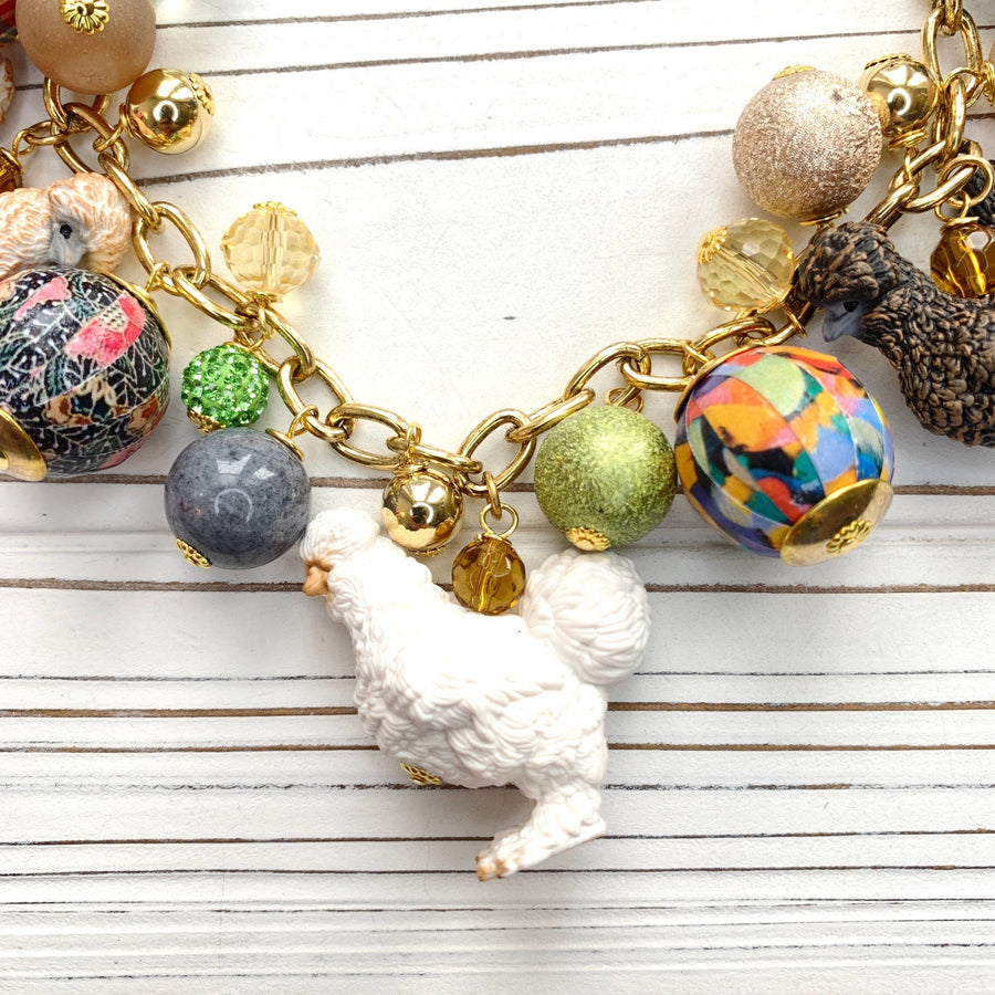 Silkie Chickens Necklace