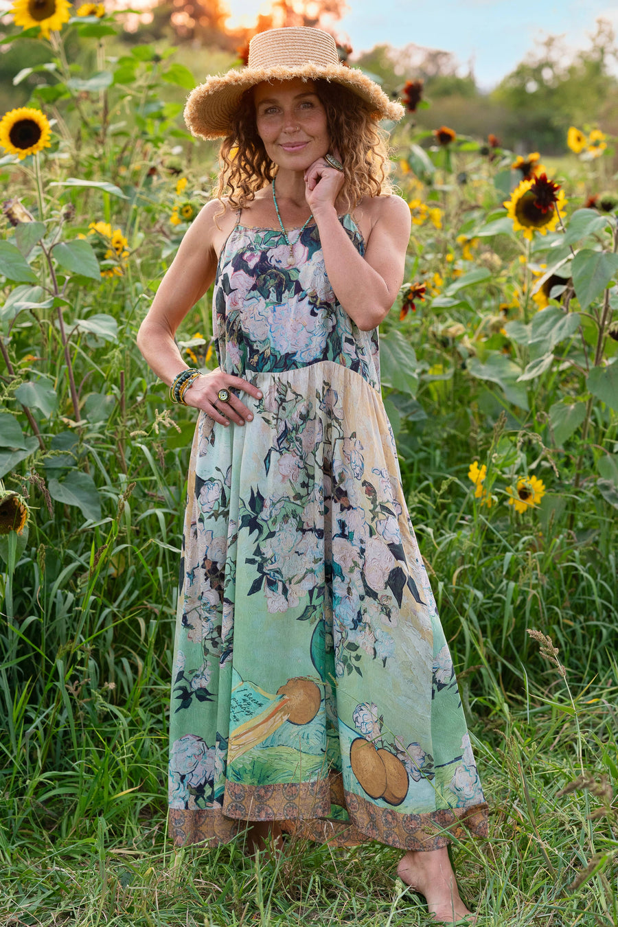 My Dream Van Gogh Long Dress