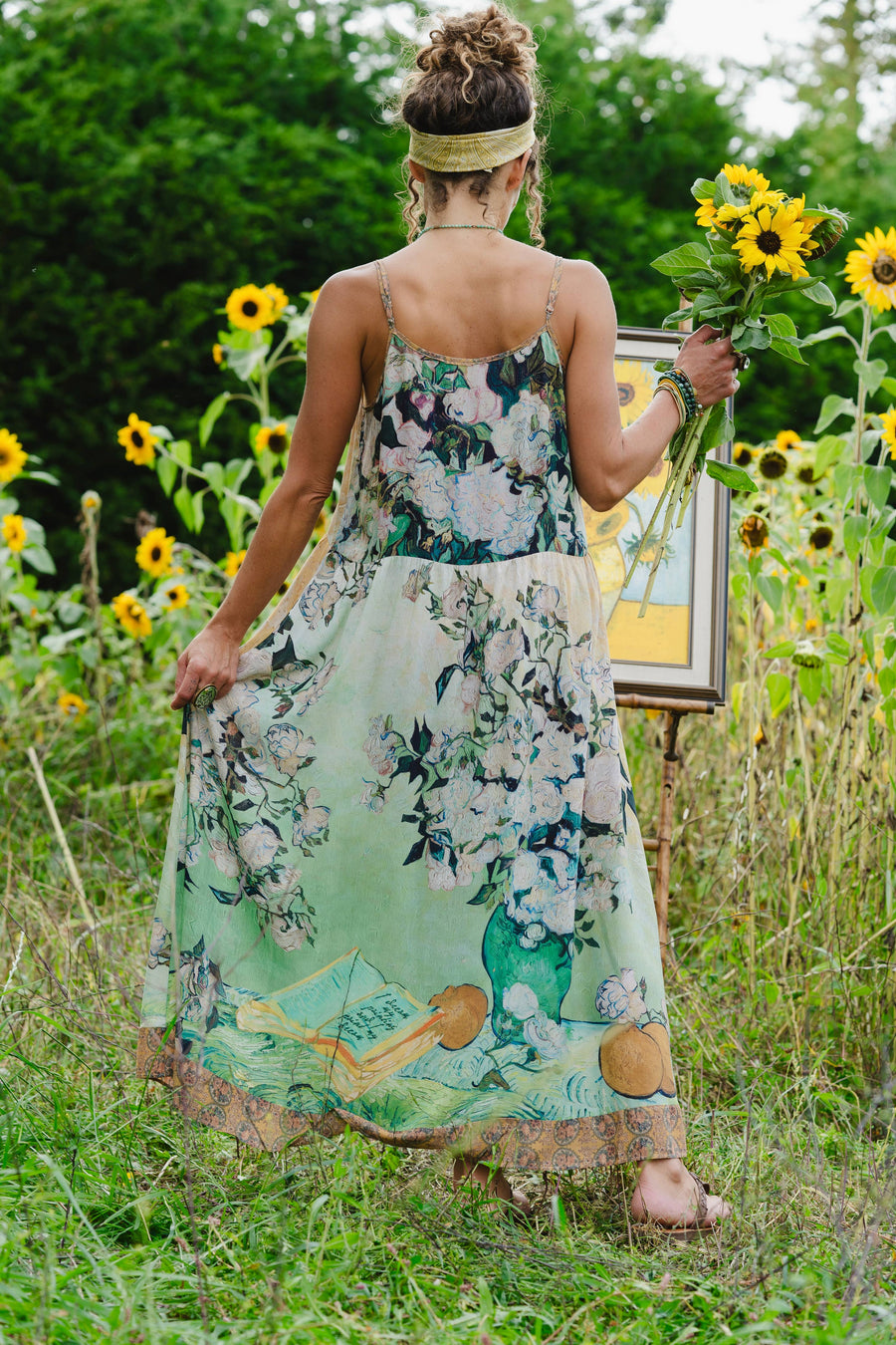 My Dream Van Gogh Long Dress - Twitchers Emporium Store