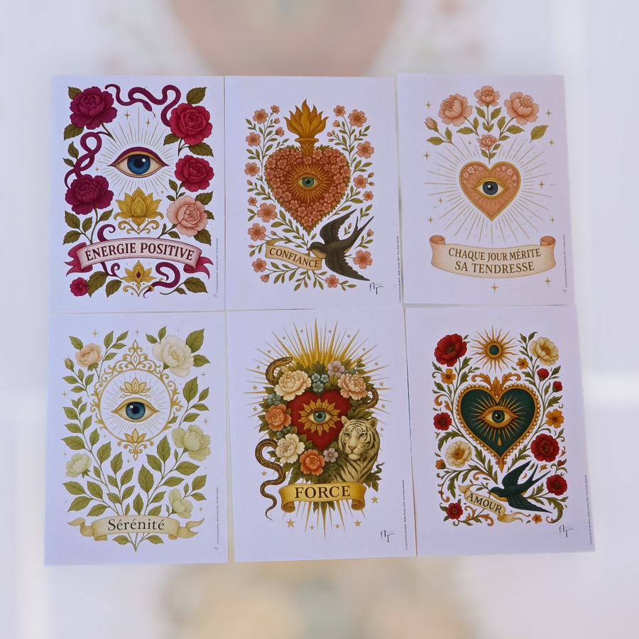 HEARTS IN BLOOM - Card Set