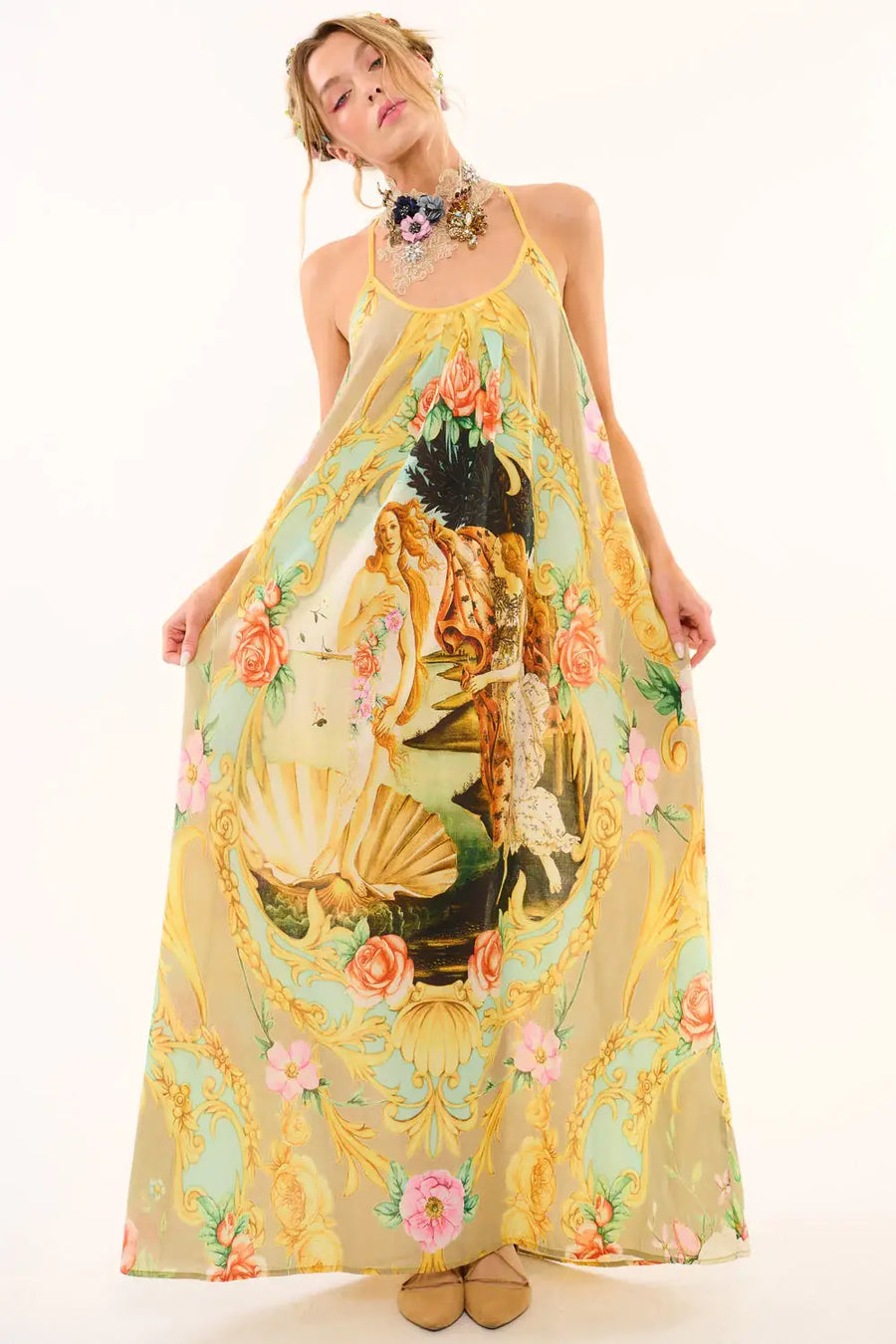 Birth of Venus Maxi Dress