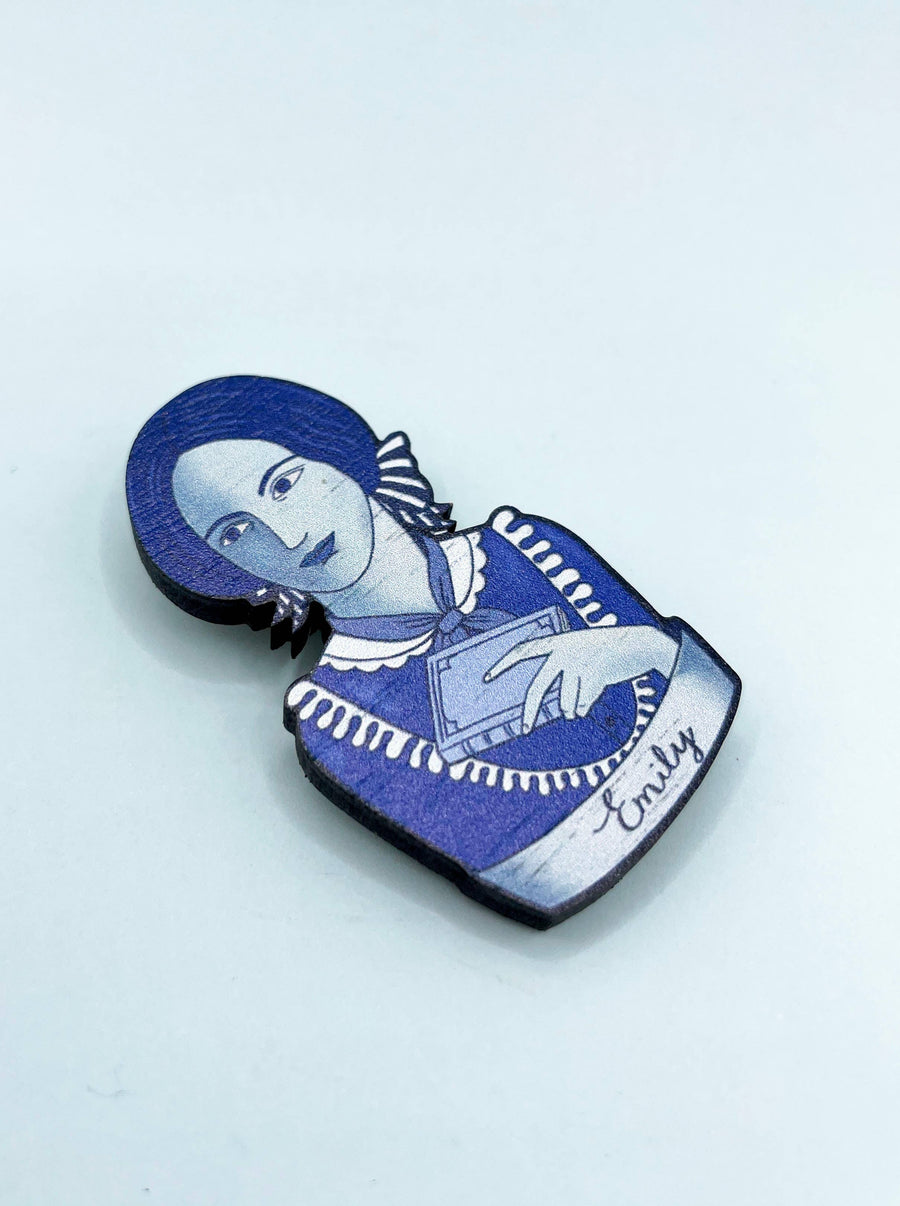 Emily Bronte -  Book Lovers Brooch - Twitchers Emporium Store