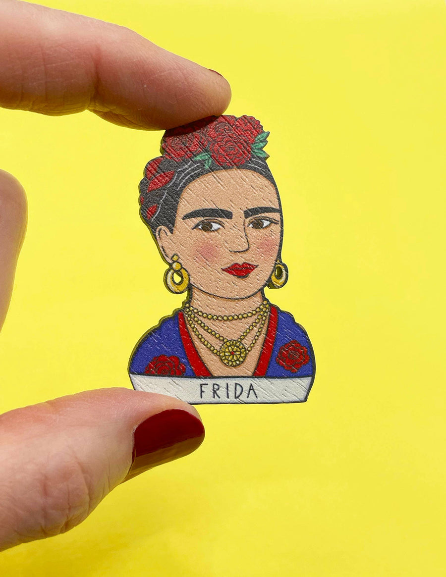 Frida Kahlo Brooch - Twitchers Emporium Store