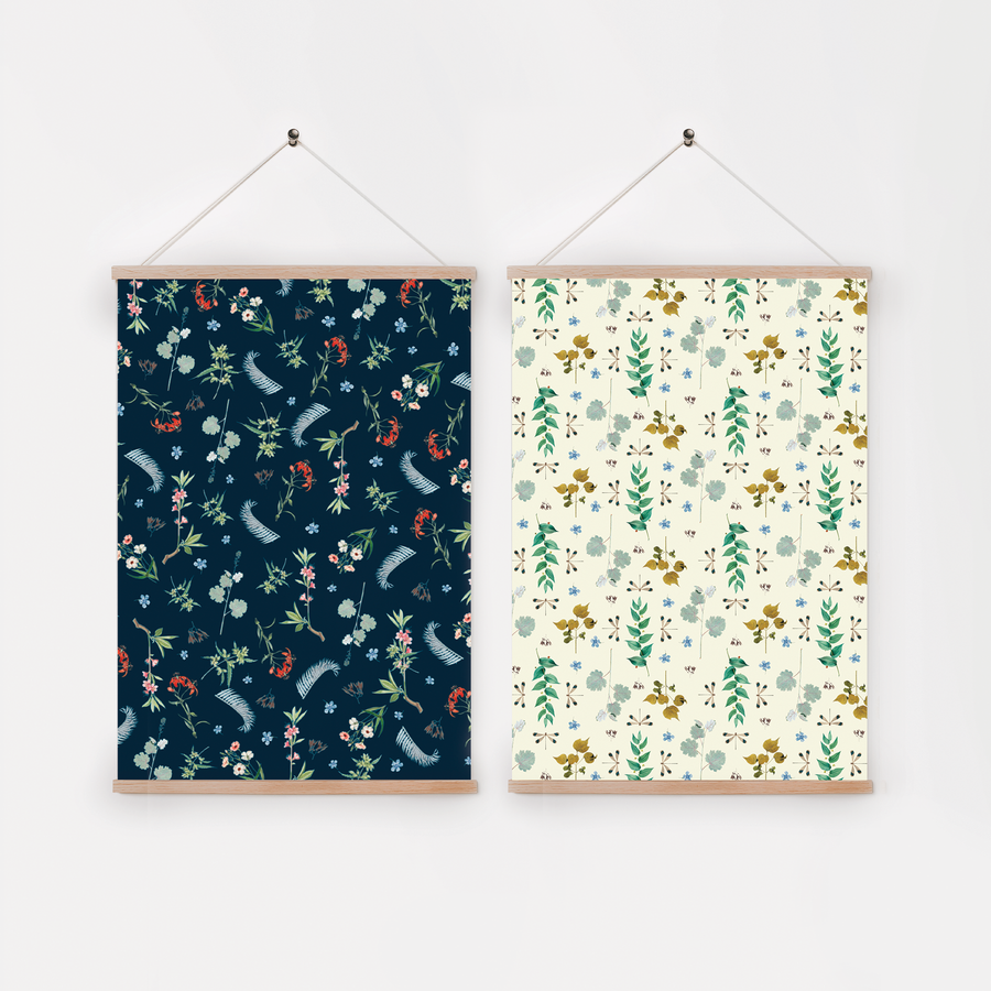 Double-Sided Wrap - Floral Slumber