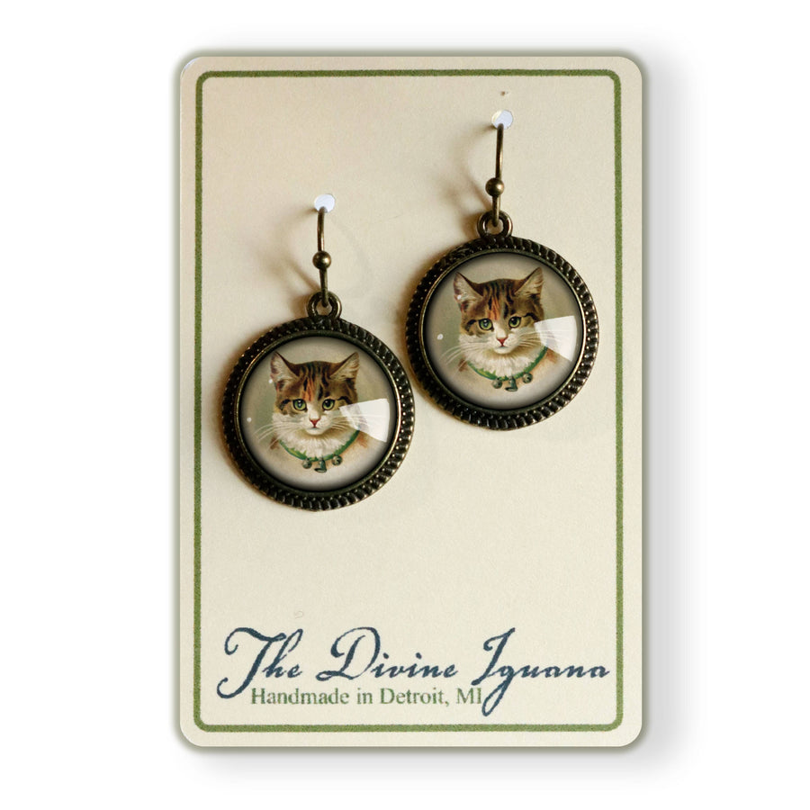 Calico Cat Earrings