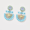 Betty Earrings - Sage/Blue - Twitchers Emporium Store