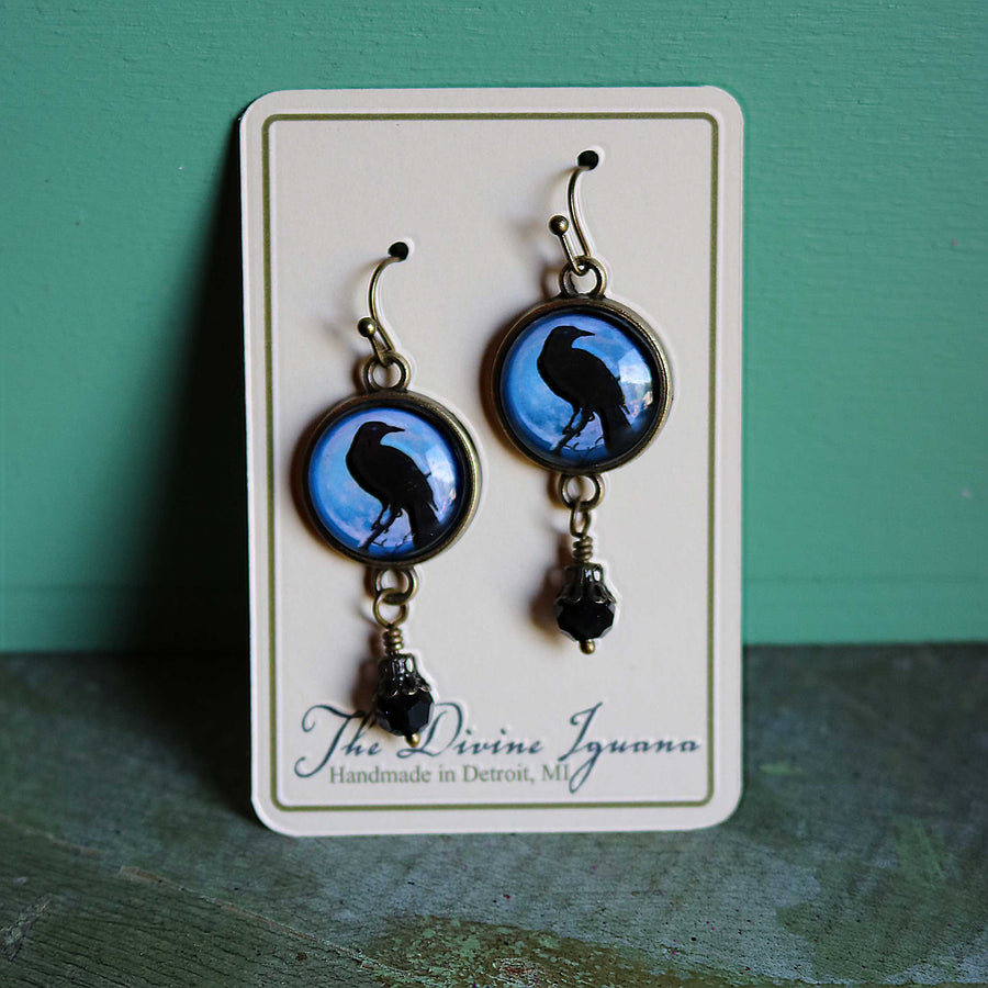 Crow Earrings