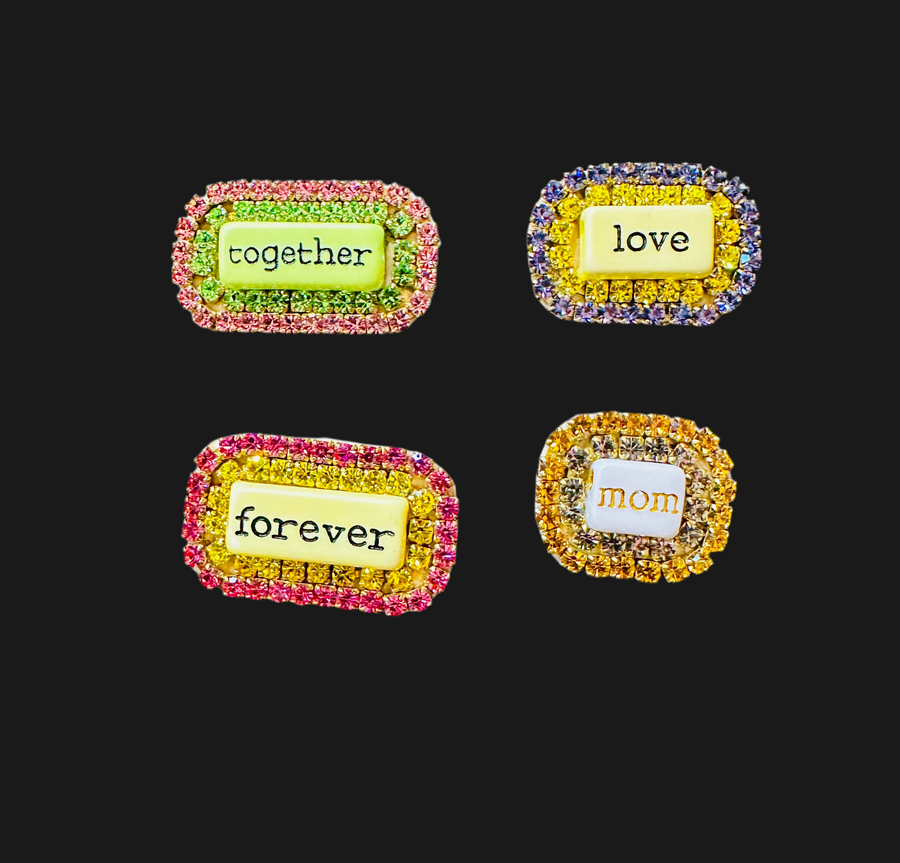 “WORD” Double Rhinestone - Twitchers Emporium Store