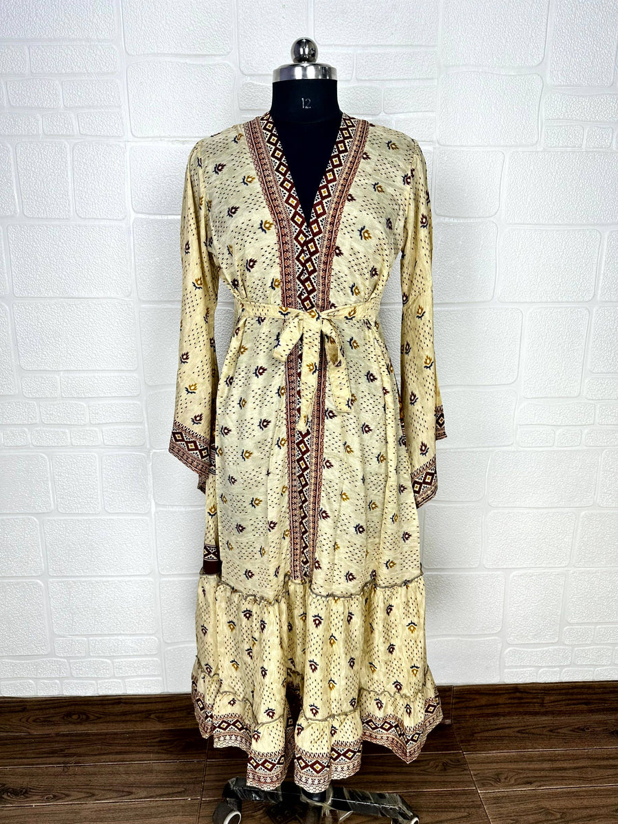 SALE - Recycled Indian Silk Dress - Twitchers Emporium Store