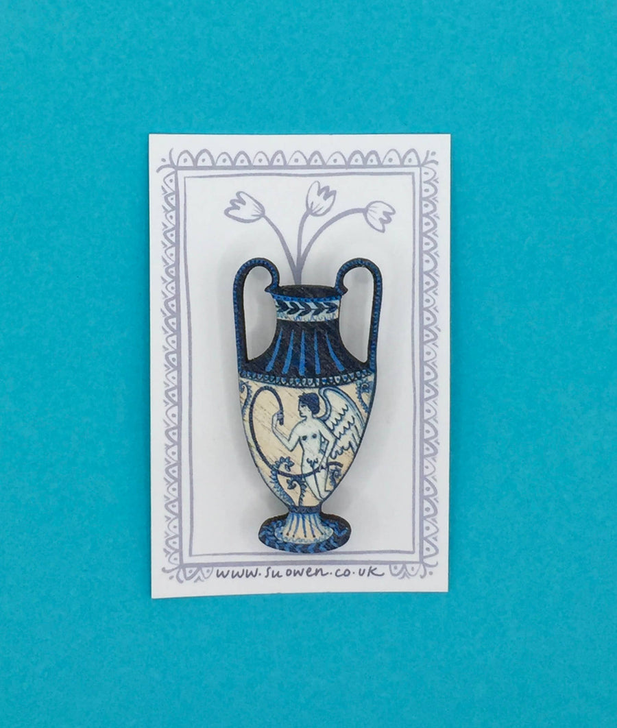 Greek Vase Brooch - Twitchers Emporium Store