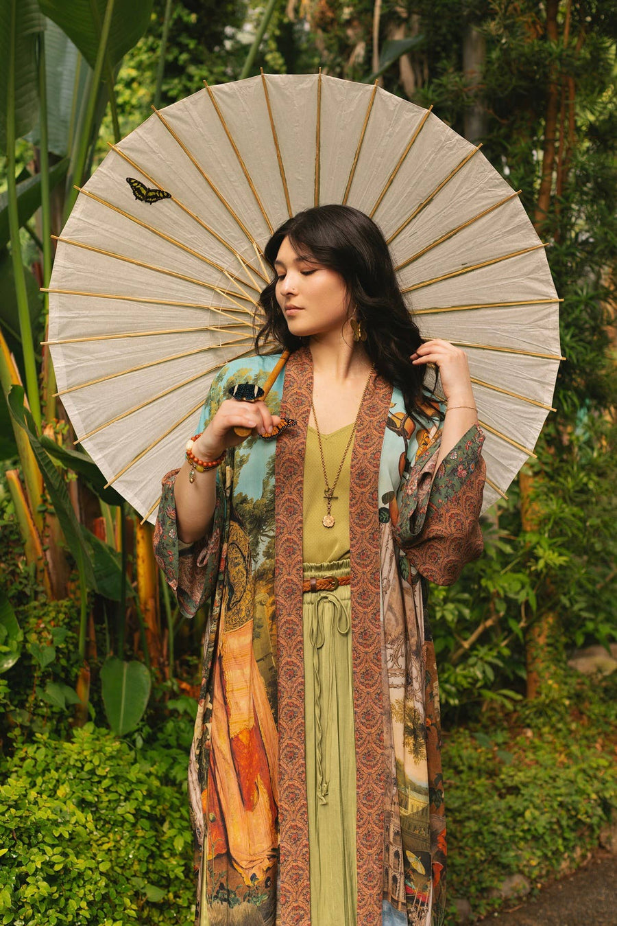 Secret Garden Long Kimono