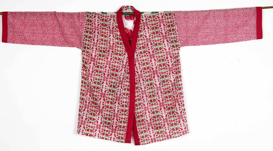 Anemone Red Red Kimono