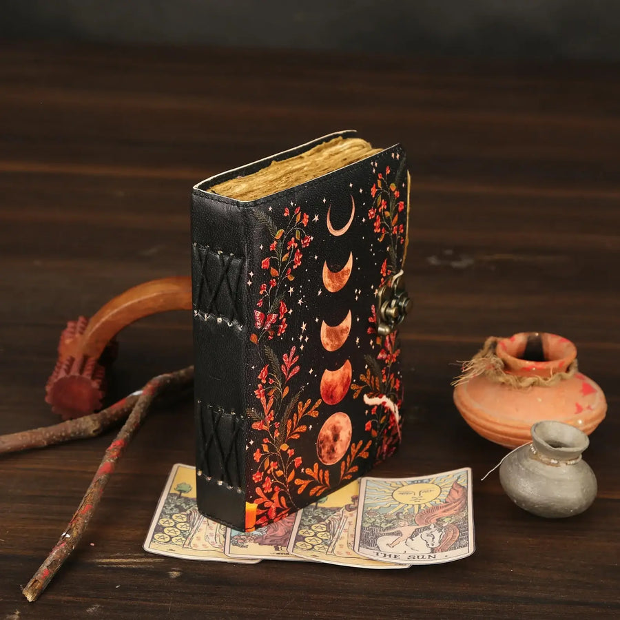 New Moon Leather Journal - Twitchers Emporium Store