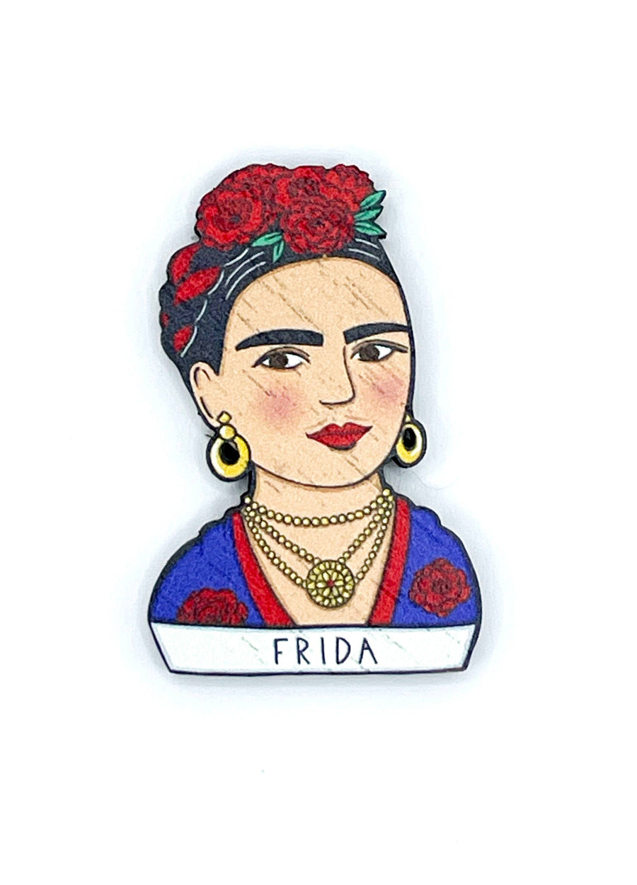 Frida Kahlo Brooch - Twitchers Emporium Store
