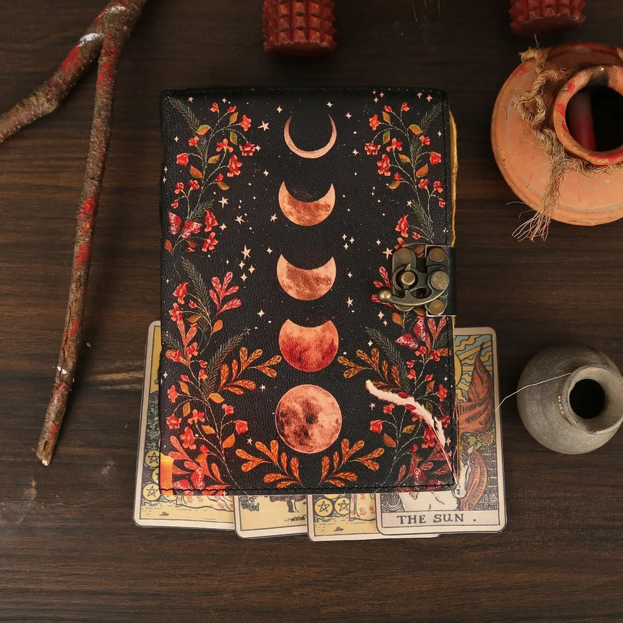 New Moon Leather Journal - Twitchers Emporium Store