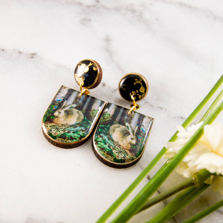 Forest Rabbit Earrings