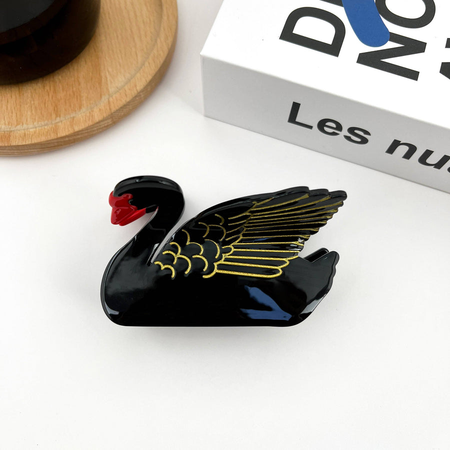 Susan the Swan Hair Claw - Twitchers Emporium Store