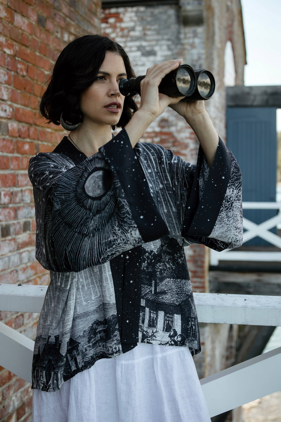 Stargazer Cropped Kimono