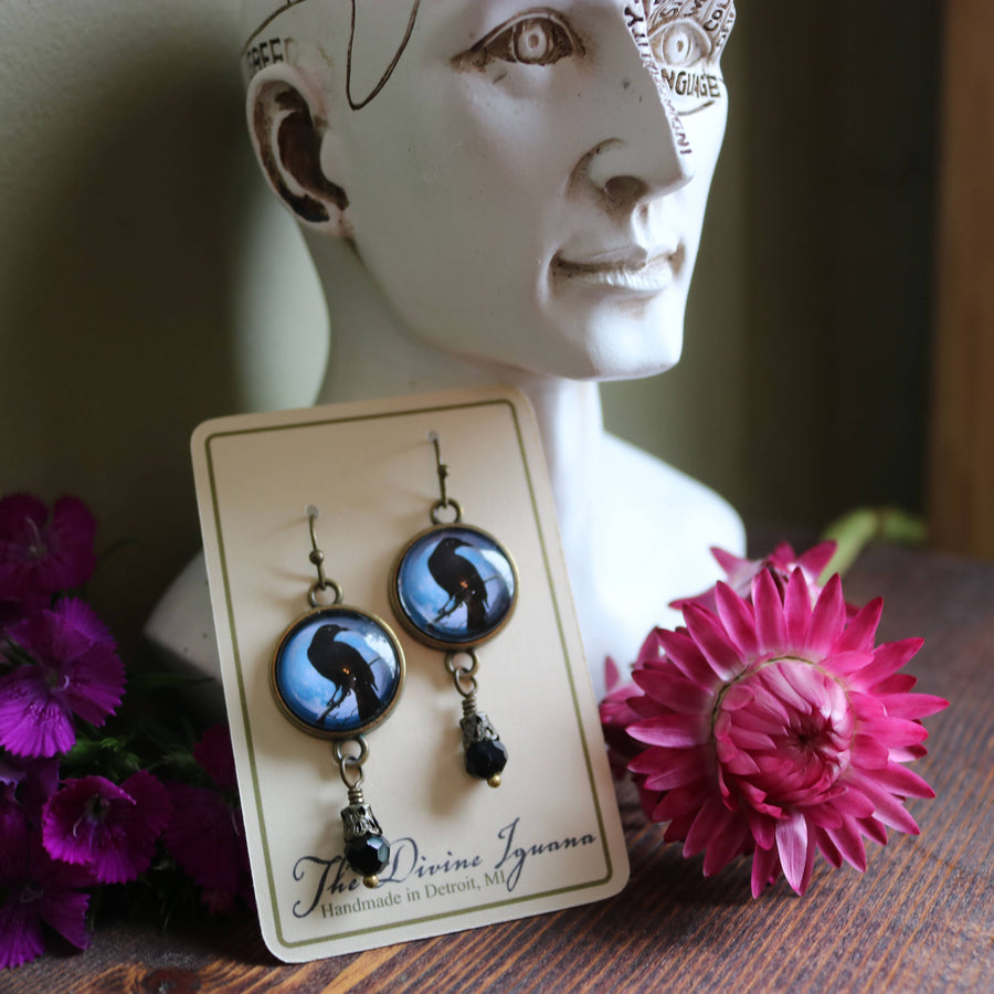 Crow Earrings