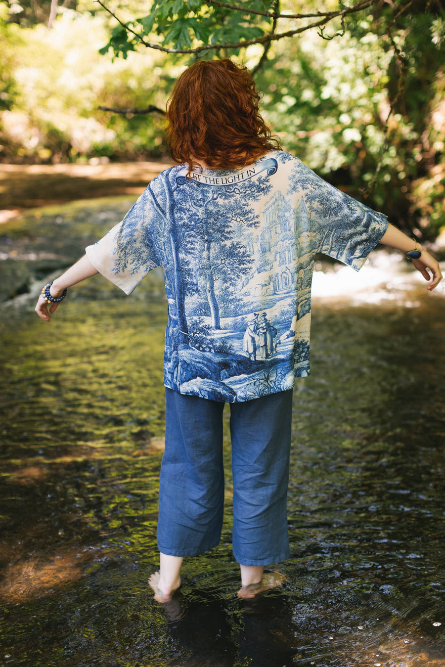 Let The Light In Luxe Tee w/ Delft