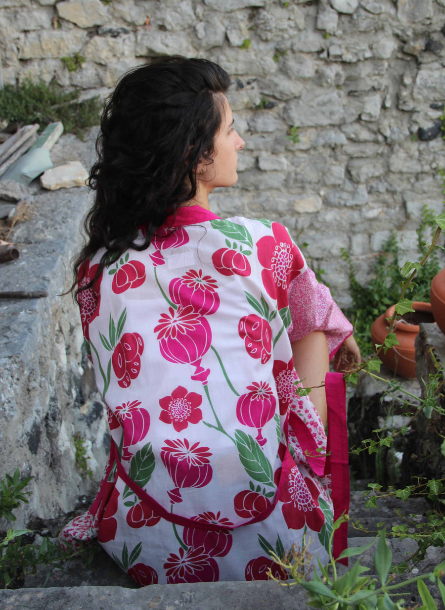 Anemone Red Red Kimono