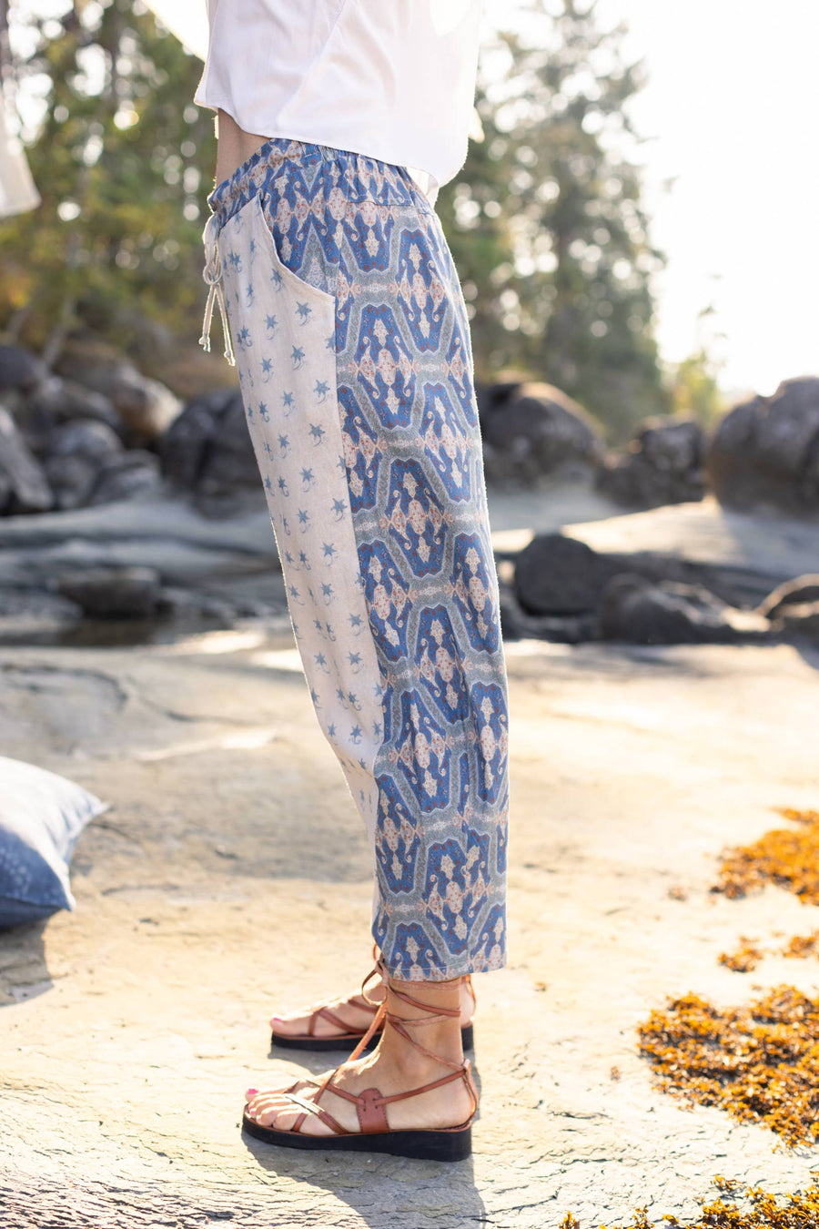 Head In The Clouds Linen Pants