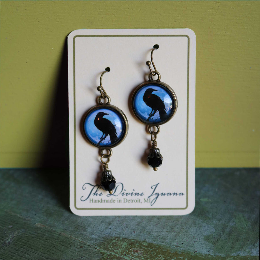 Crow Earrings