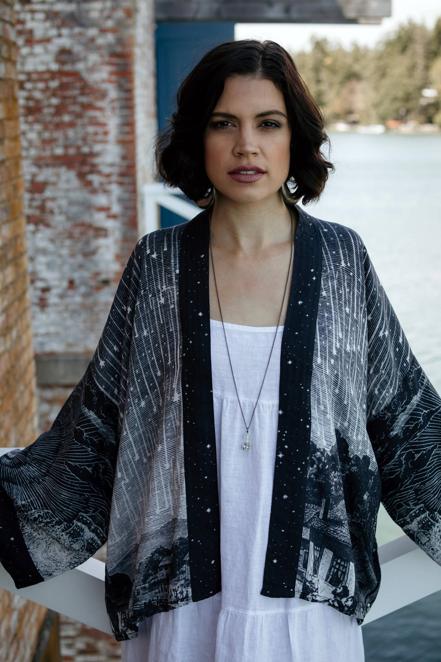 Stargazer Cropped Kimono