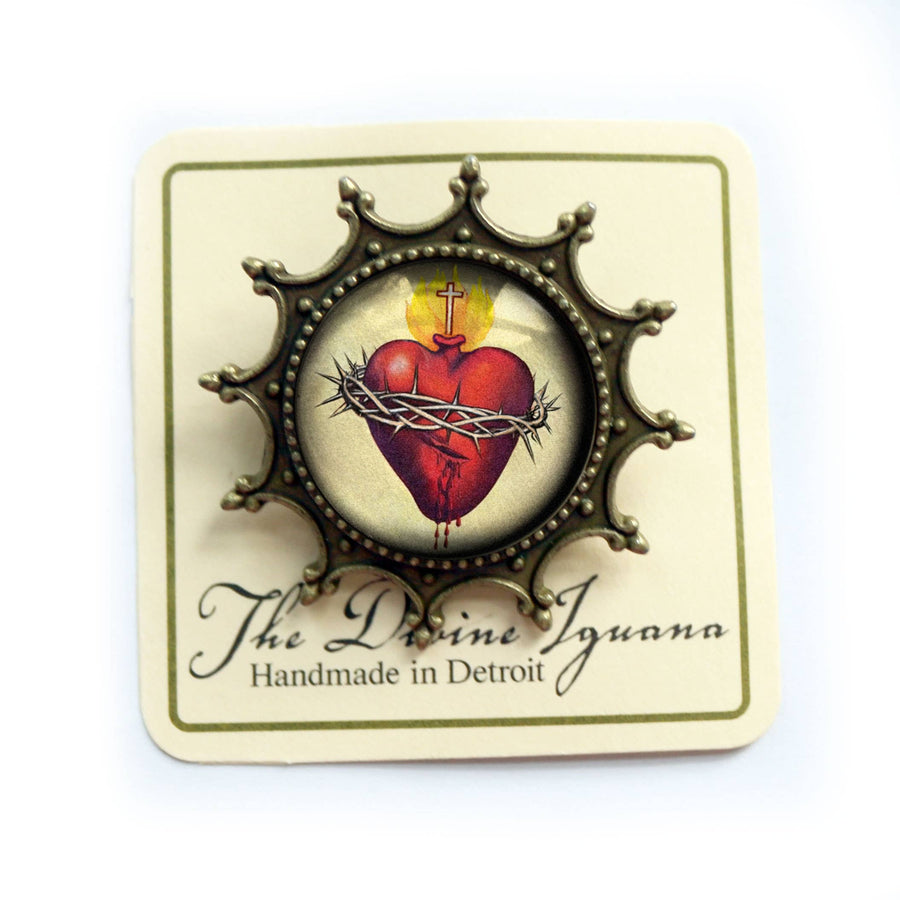 Sacred Heart Brooch